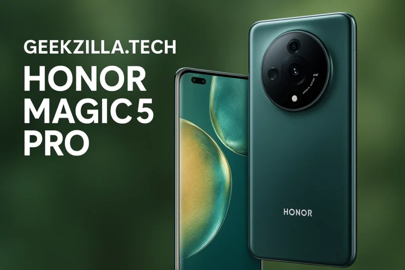 Geekzilla.tech Honor Magic 5 Pro: Redefining the Flagship Smartphone Experience